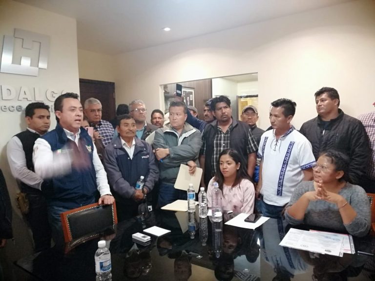 Comunidades de Ixmiquilpan tomaron la SOPOT