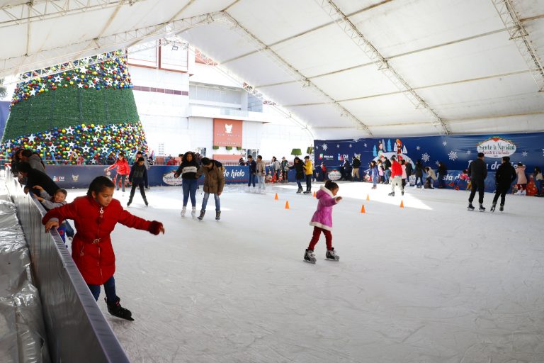 Pista de hielo: ¡gran idea!