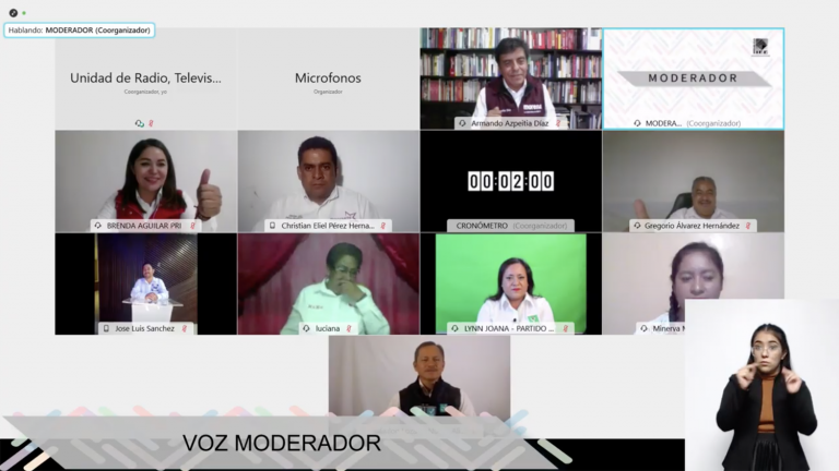 Realiza IEEH #DebatesporHidalgo2020 de Atotonilco El Grande y San Salvador