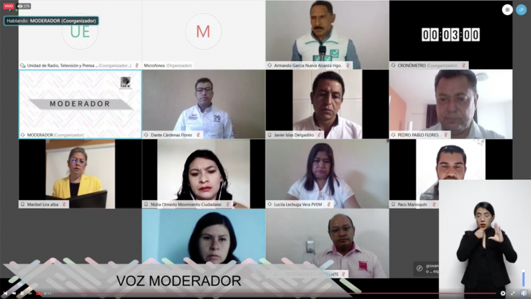 Efectúa IEEH #DebatesPorHidalgo en Santiago Tulantepec, Zempoala y Chilcuautla