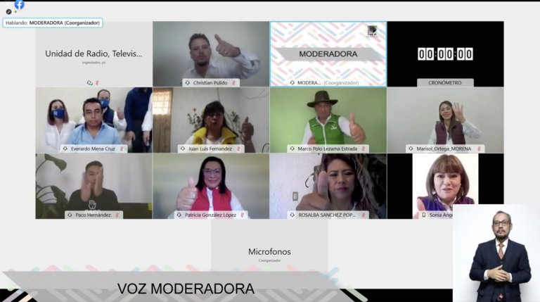 IEEH concluye 83 #DebatesPorHidalgo2020, resta 1