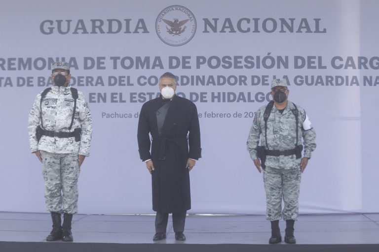 Toma posesión el coordinador de la Guardia Nacional en Hidalgo