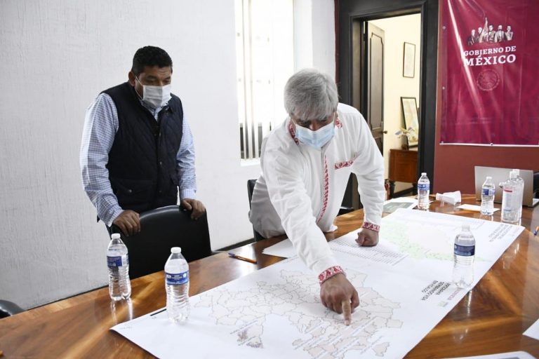 El secretario de bienestar visita Hidalgo