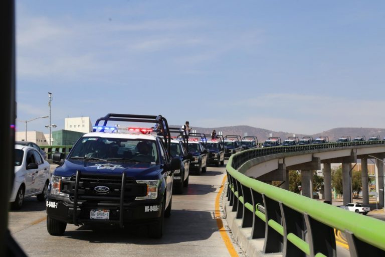 310 nuevas unidades vehiculares para instituciones de Seguridad hidalguenses