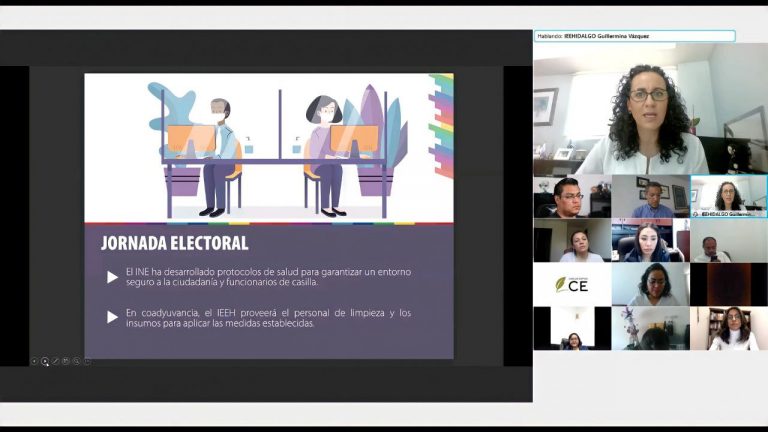 Consejera Presidenta del IEEH participa en Curso de Cobertura Electoral