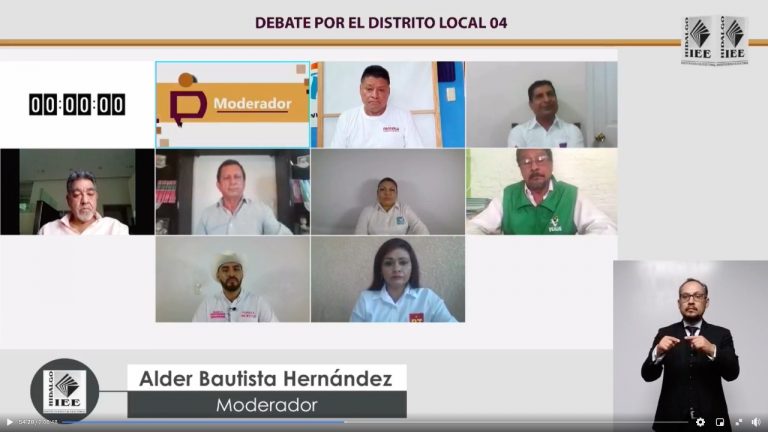 IEEH realiza debate por la Diputación Local de Huejutla