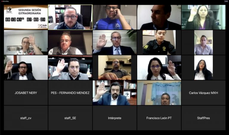 IEEH aprueba sustitución para PESH y dos sustituciones de Coordinaciones Distritales