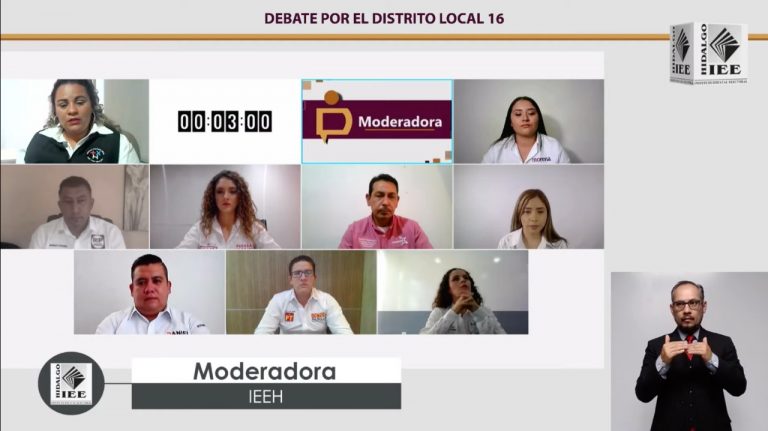 IEEH realiza debate por la diputación de Tizayuca