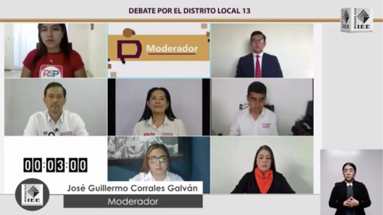 IEEH realiza Debate por la Diputación Local de Pachuca