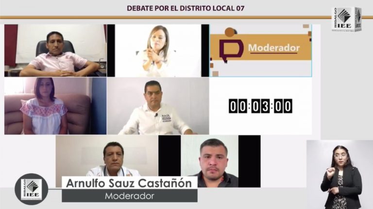 IEEH realiza Debate por la Diputación Local de Mixquiahuala