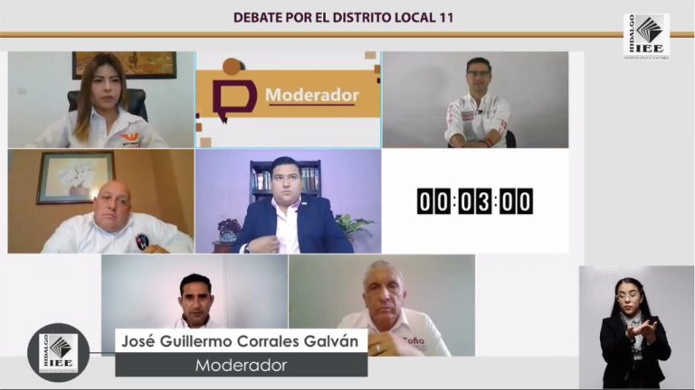 IEEH realiza debate por la diputación local de Tulancingo