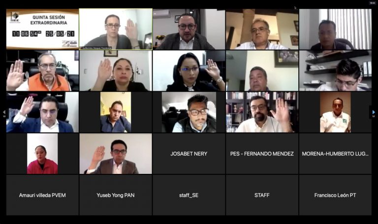 IEEH aprueba nuevas sustituciones a PVEM, PT y Podemos