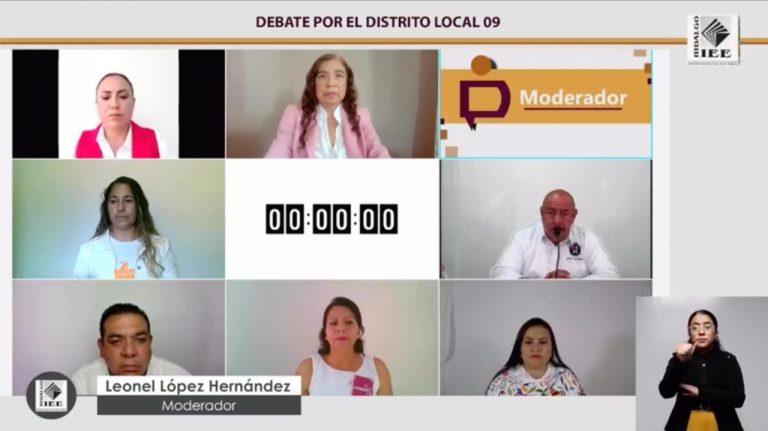 IEEH realiza debate por la diputación local de Metepec