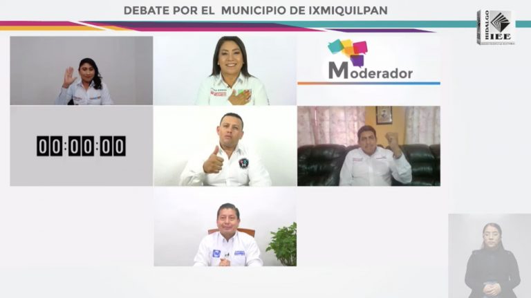 IEEH realiza Debate por el Ayuntamiento de Ixmiquilpan