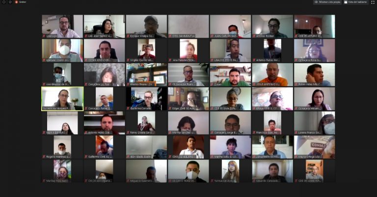 IEEH imparte curso virtual a Consejos Distritales Locales y Municipales