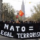 protesta ucraniana anti OTAN