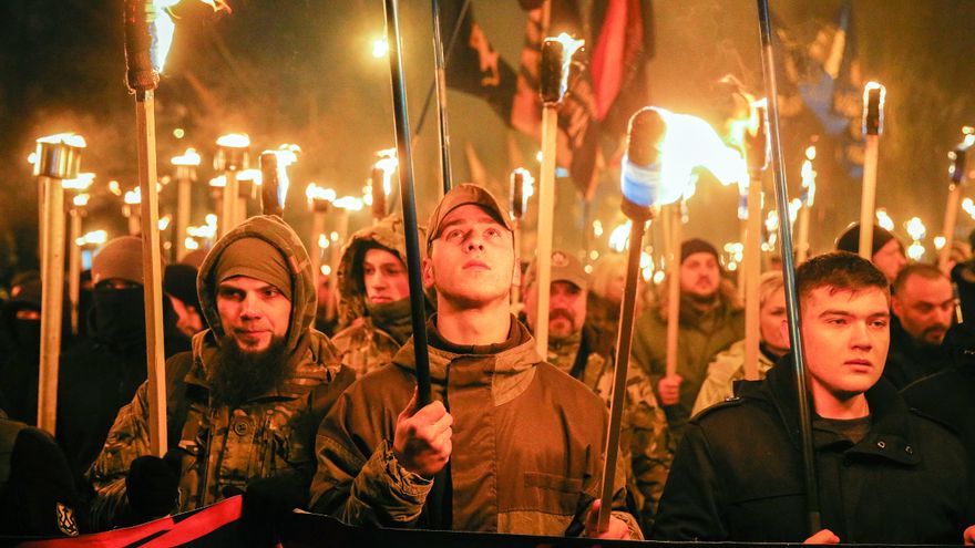 marcha nacionalistas de ucrania. SERGEY DOLZHENKO- EFE