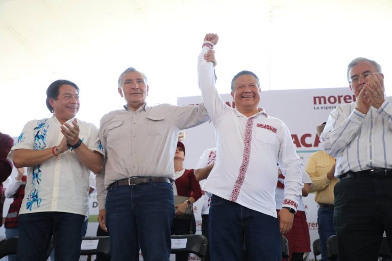 Liderazgos nacionales de Morena respaldan a Julio Menchaca