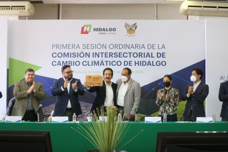 Presentan primer reporte de acción climática del estado de Hidalgo