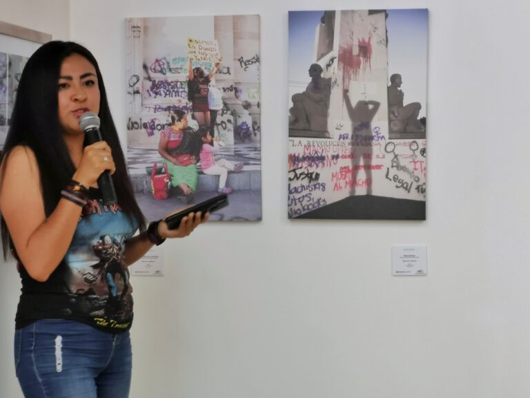 La fotoperiodista Blanca Gutiérrez expone en GALERÍA la lucha del FEMINISMO en PACHUCA