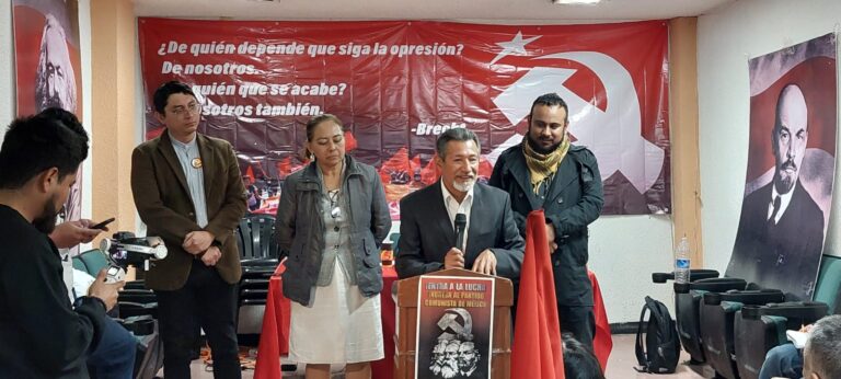 Partido Comunista de México presenta a su CANDIDATO PRESIDENCIAL