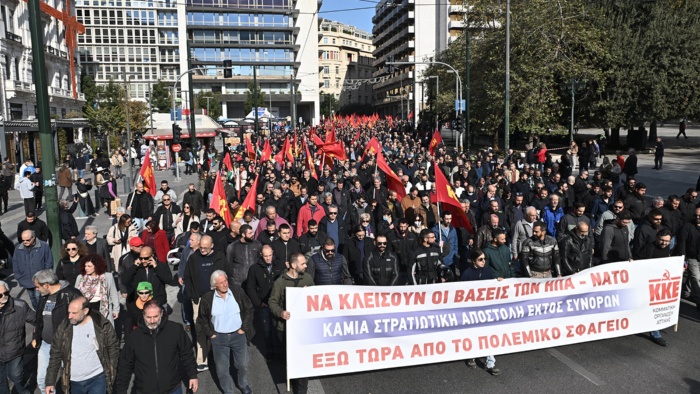 Comunistas de Grecia repudian presencia de la OTAN en Atenas