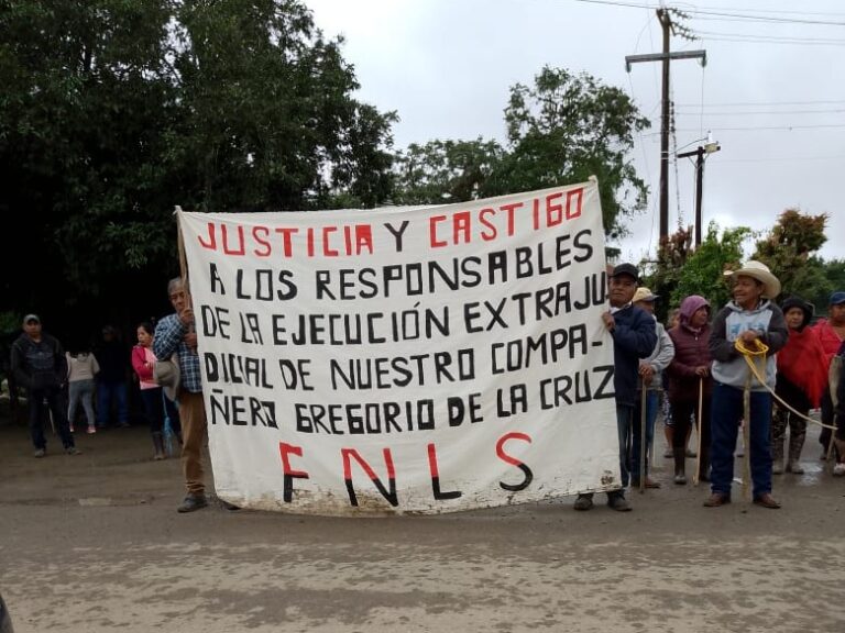 A dos años de la ejecución del luchador social Gregorio de la Cruz