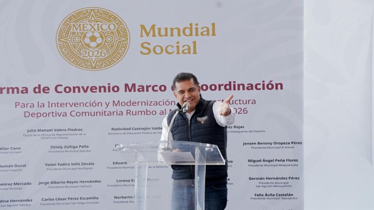 El «Mundial Social» está en Hidalgo: SEDATU proyecta varias iniciativas de infraestructura
